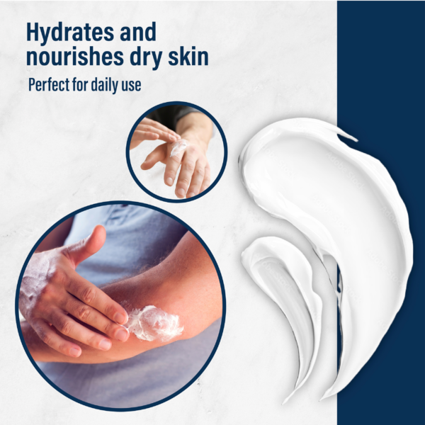Dermal Defense moisturizing cream by Dr. Eddie hydrates dry, sensitive, and eczema-prone skin for daily nourishment