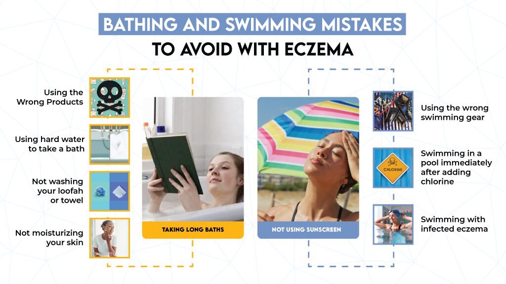 Bathing and Swimming Mistakes to Avoid with Eczema